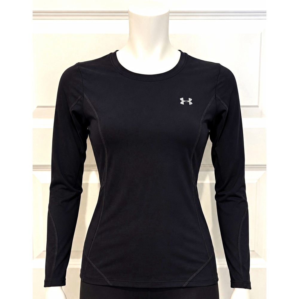 Under Armour ColdGear Women's Long Sleeve Crew Neck Compression Top Black S